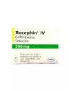 Rocephin .5 g IV Frasco Ámpula Y Ampolleta Con Diluyente - RX2