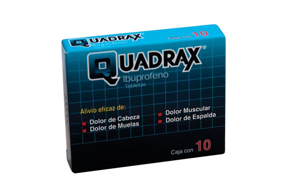 Quadrax Caja Con 10 Tabletas