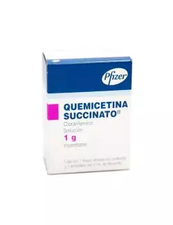 Quemicetina Succiobnato 1 g Frasco Con  5 mL RX2