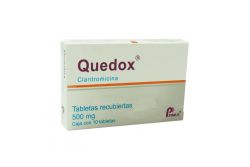 Quedox 500 mg Caja Con 10 Tabletas -RX2