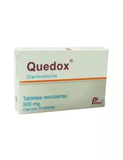 Quedox 500 mg Caja Con 10 Tabletas -RX2