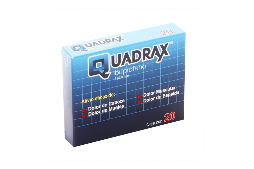 Quadrax 200 mg Caja Con 20 Tabletas