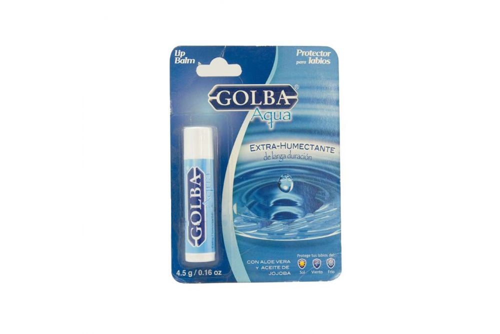 Protector De Labios Golba Aqua Empaque Con Un Tubo Con 4.5g