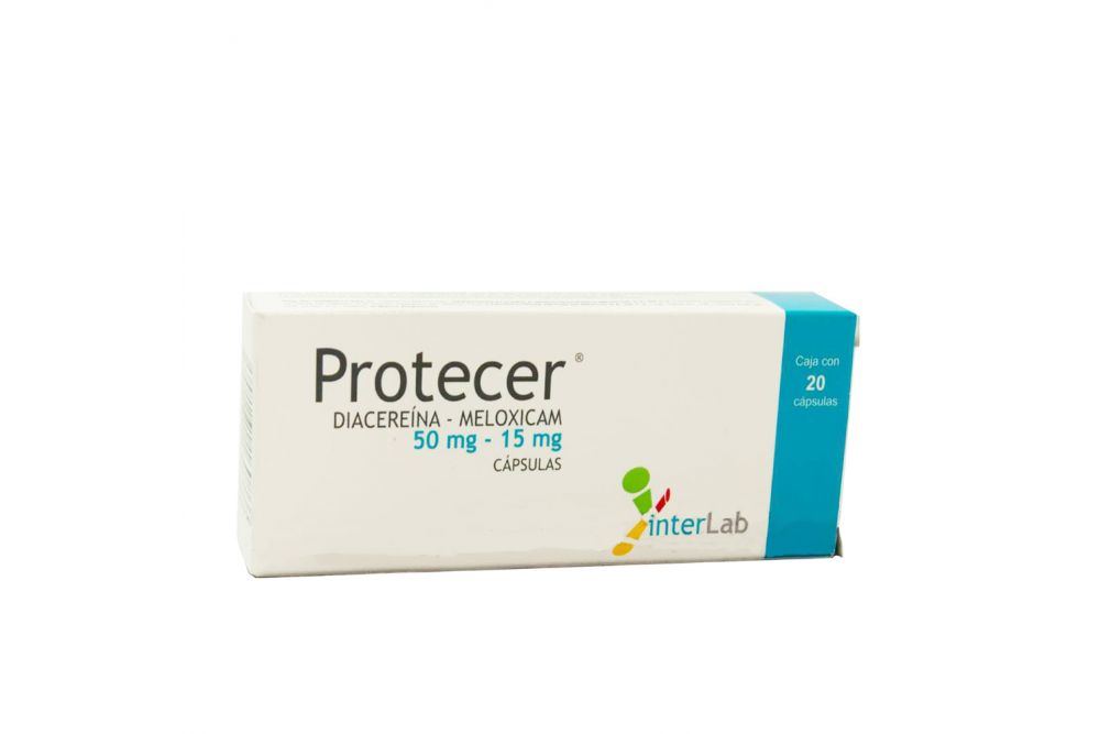 Protecer 50 mg / 15 mg Caja Con 20 Cápsulas