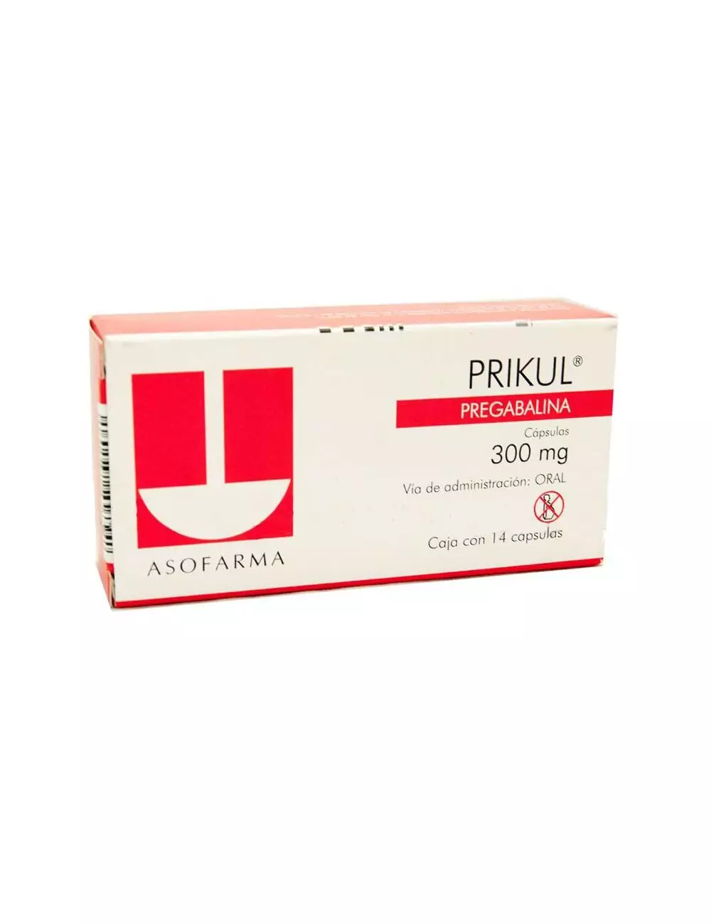 Prikul 300 mg Caja Con 14 Cápsulas