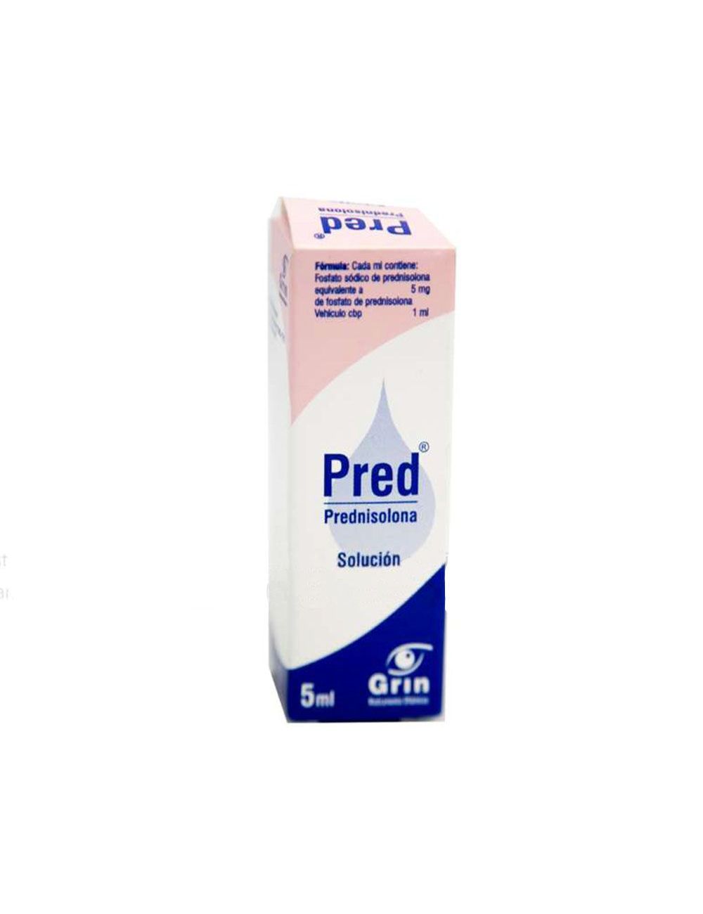 PRED SOLUCIÓN 5 ML CAJA CON FRASCO GOTERO