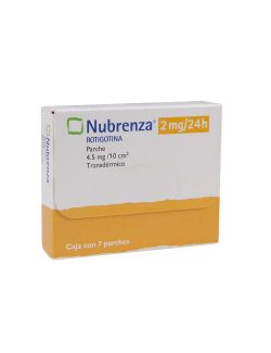 Nubrenza® 2 mg - Caja con 7 parches | Rotigotina | UCB Pharma