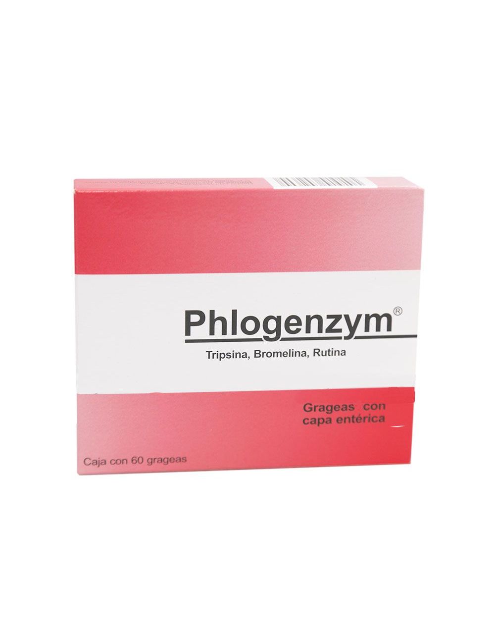 Phlogenzym 90 mg/ 48 mg/ 100 mg Caja Con 60 Grageas Con Capa Entérica