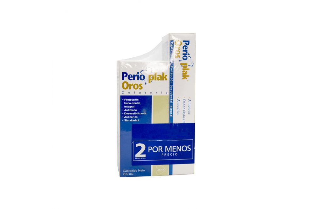 Perio Plak Oros 200 mL Caja Con Frasco 2x1- Protección Dental