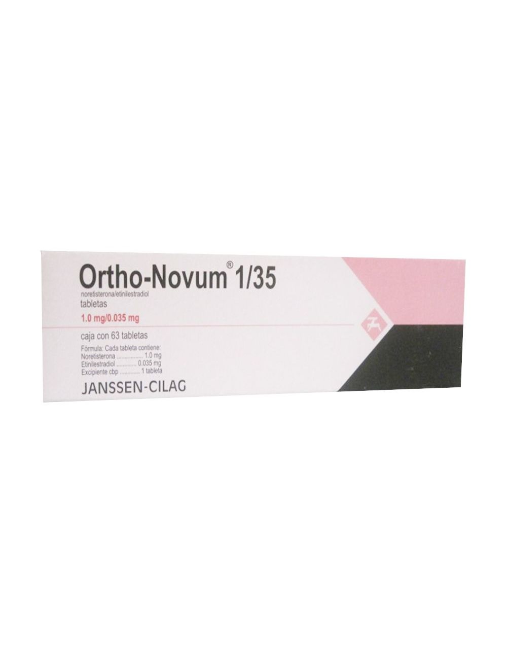 Ortho-Novum 1 / 35 Caja Con 63 Tabletas 1 mg/ .035 mg