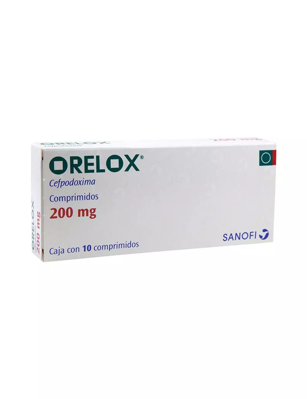 Orelox® 200 mg - Caja con 10 comprimidos | Cefpodoxima | Laboratorio SANOFI -RX2