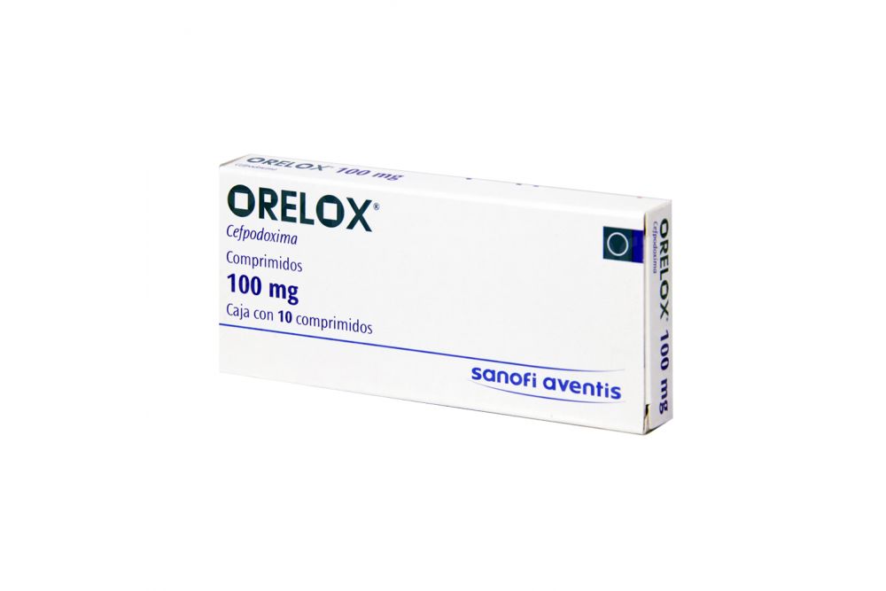 Orelox 100 mg Caja con 10 Comprimidos- RX2