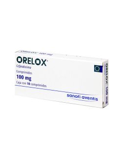 Orelox 100 mg Caja con 10 Comprimidos- RX2