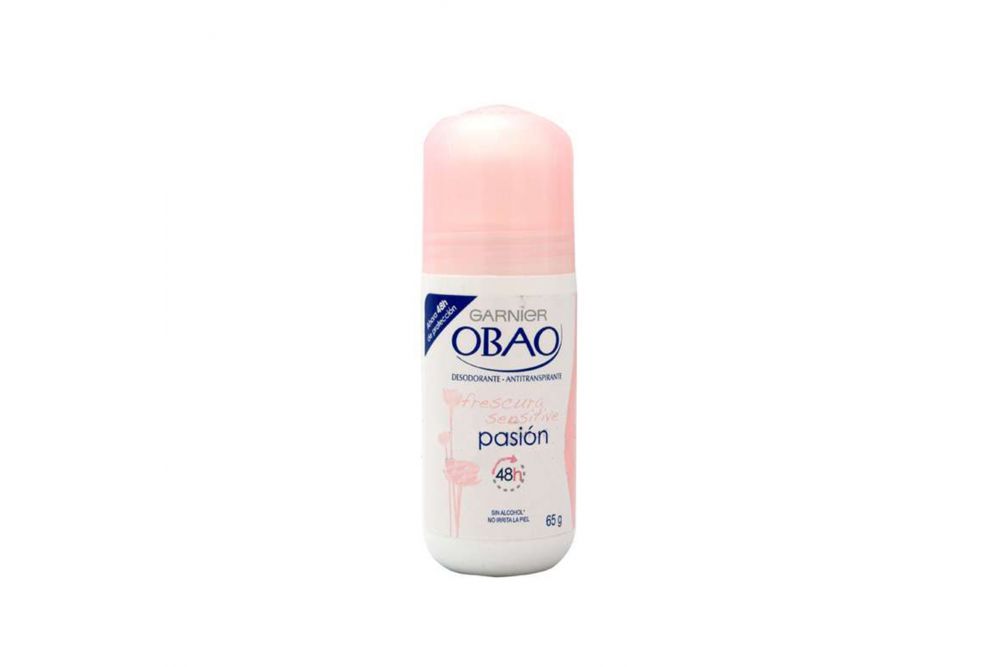 Obao Frescura Sensitive Desodorante Roll-On Con 65 g Aroma Pasión