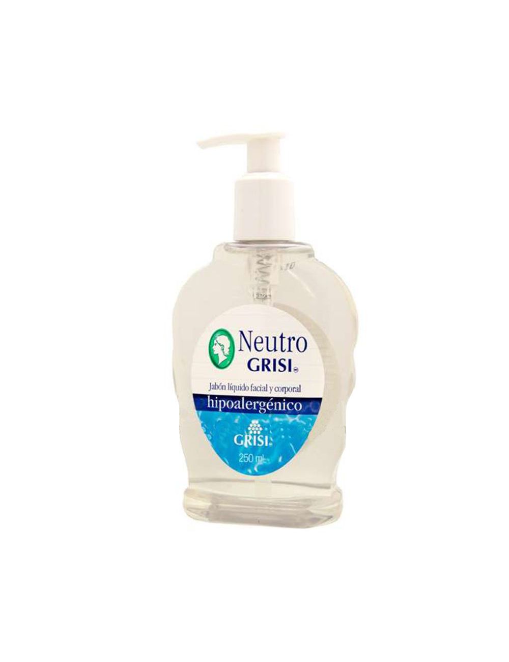 Neutro Grisi Jabón Líquido Facial y Corporal Botella Con 250mL