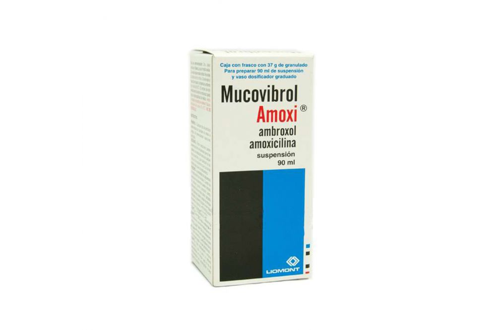 Mucovibrol Amoxi Caja Con Frasco Con 37 g De Granulado - RX2