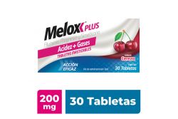 Melox Plus Caja Con 30 Tabletas Masticables Sabor Cereza