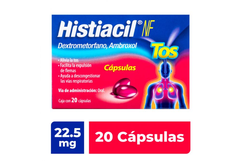 Histiacil NF Caja Con 20 Cápsulas