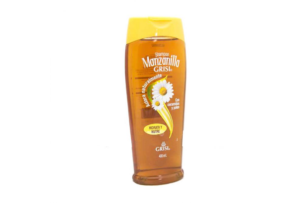 Manzanilla Grisi Shampoo Botella Con 400mL