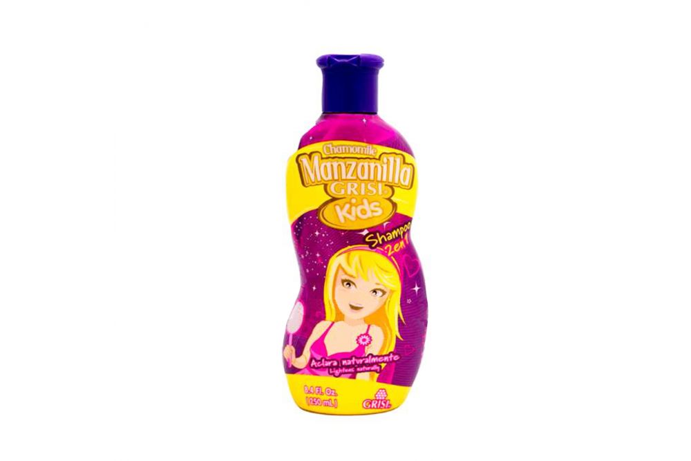Manzanilla Grisi Kids Shampoo 2 En 1 Niña Botella Con 250mL
