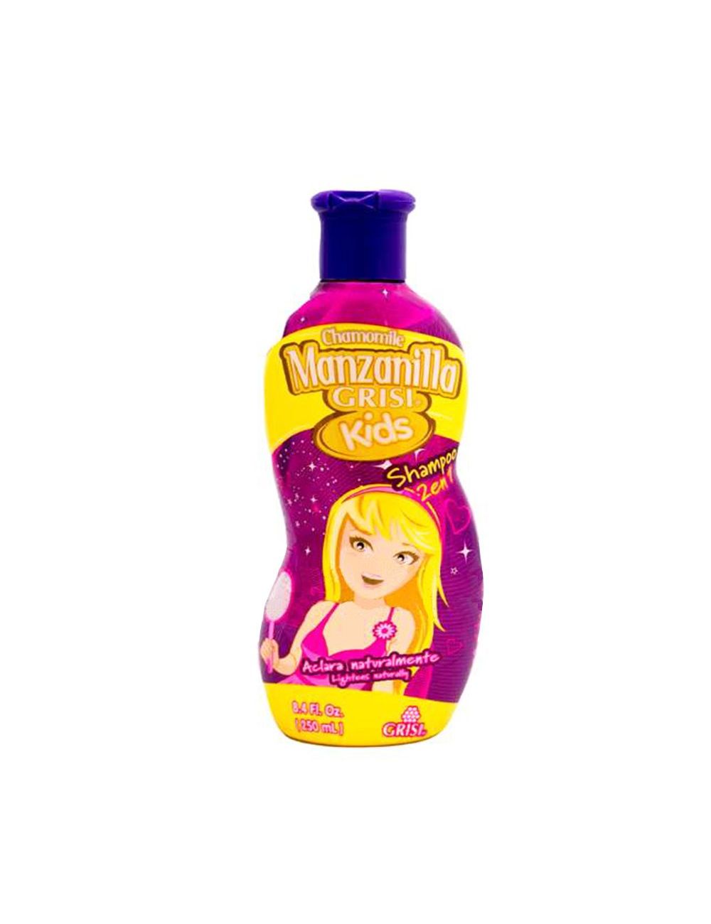 Manzanilla Grisi Kids Shampoo 2 En 1 Niña Botella Con 250mL