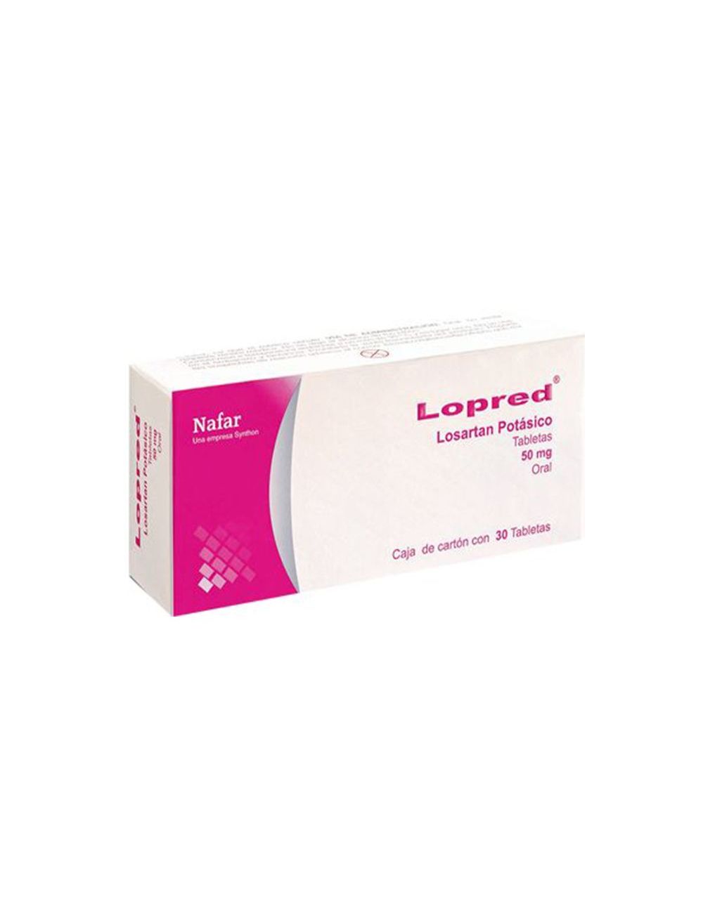 Lopred 50 mg Caja Con 30 Tabletas