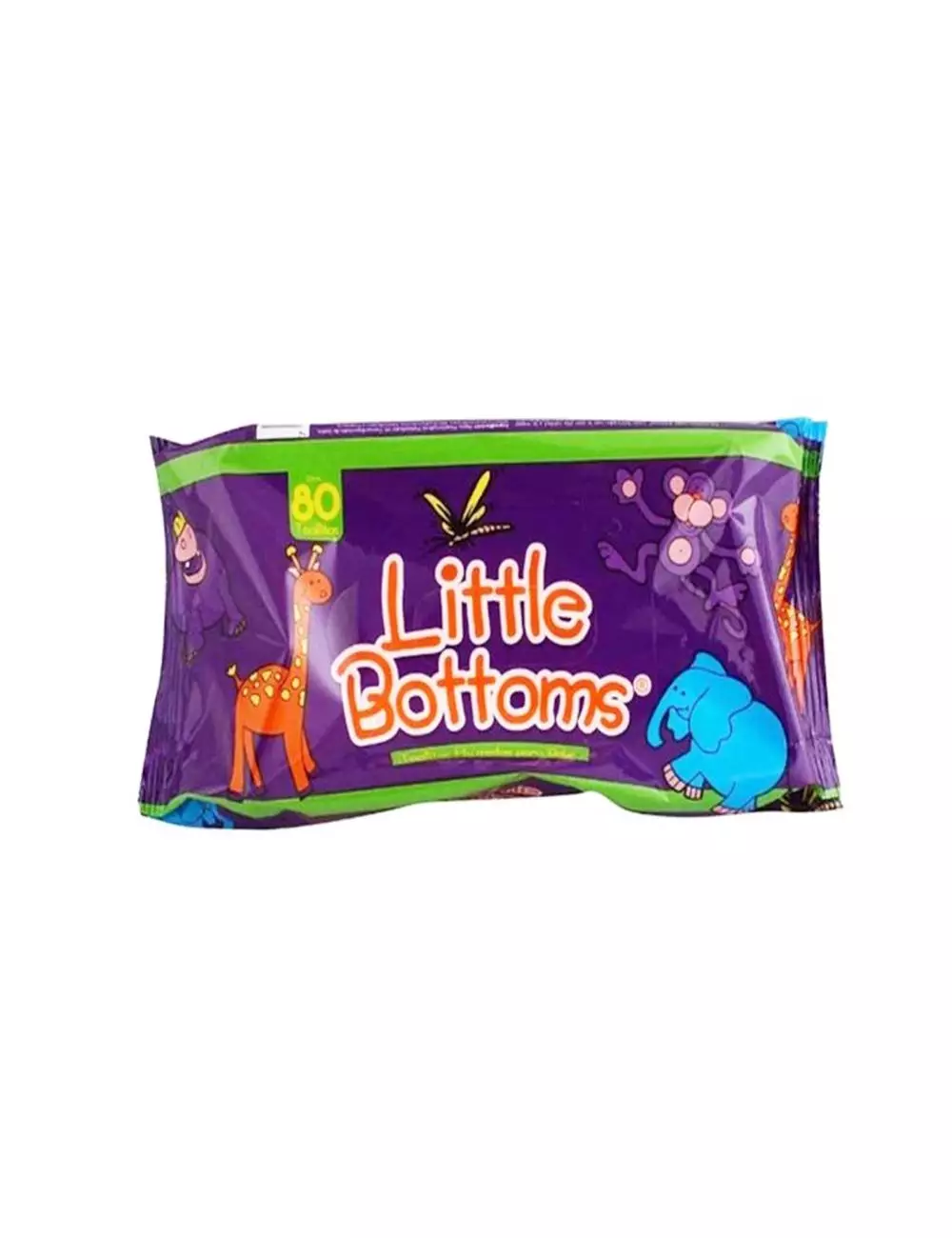 Little Bottoms Toallitas Húmedas Para Bebé Empaque Con 80 Unidades