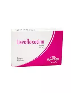 Levofloxacino 500 mg Caja Con 7 Tabletas - RX2