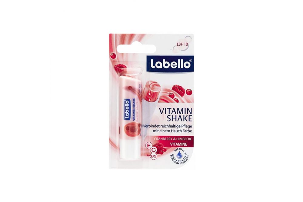 Labello Vitamin Shake De 4.8g Sabor Arándano y Frambuesa
