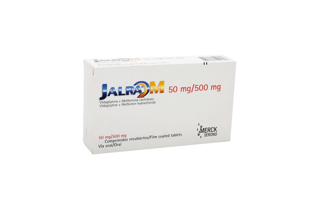 Jalra-M 50 mg/500 mg Caja Con 30 Comprimidos