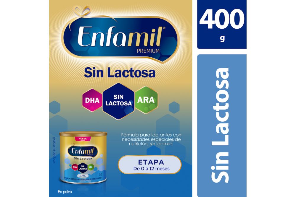 Enfamil Premium Sin Lactosa, 400 g