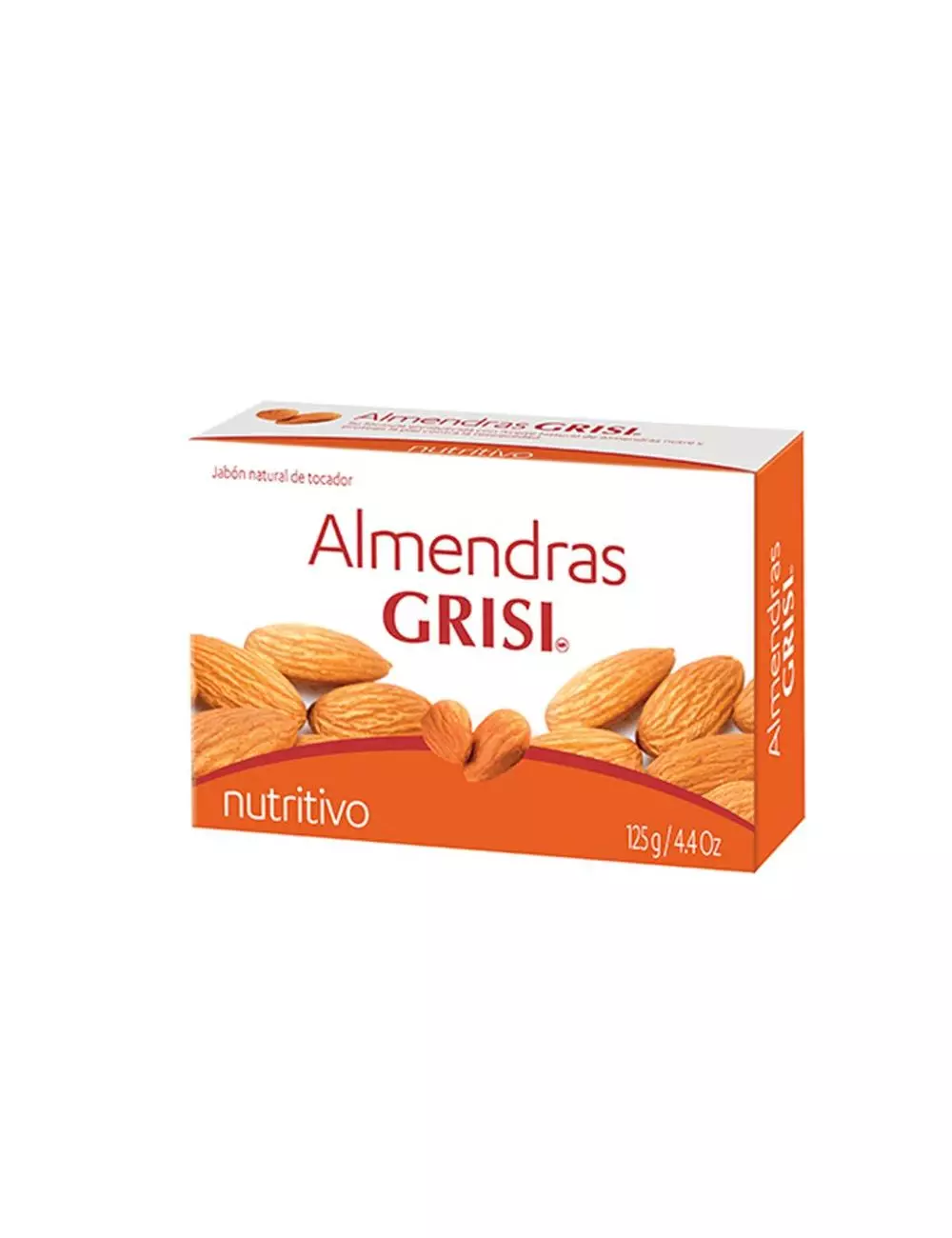JABÓN NATURAL ALMENDRAS BARRA CON 125 G