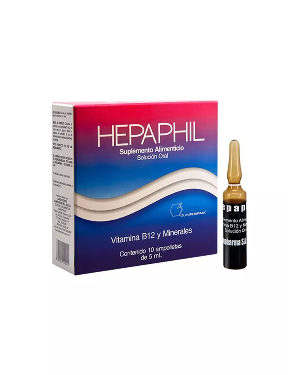 Hepaphil Solución Oral Caja Con 10 Ampolletas De 5mL