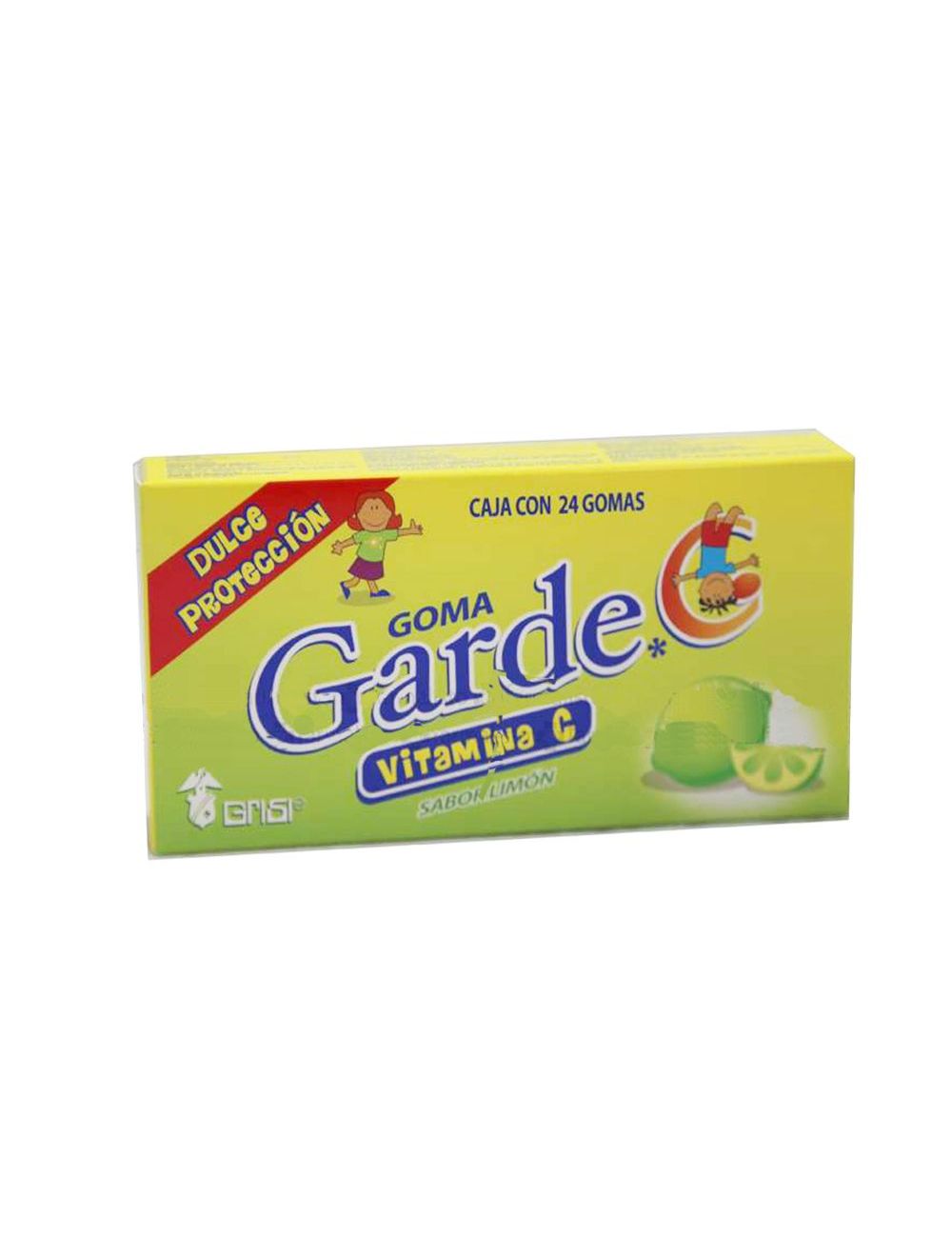 Goma Garde Caja Con 24 Gomas Sabor Limón