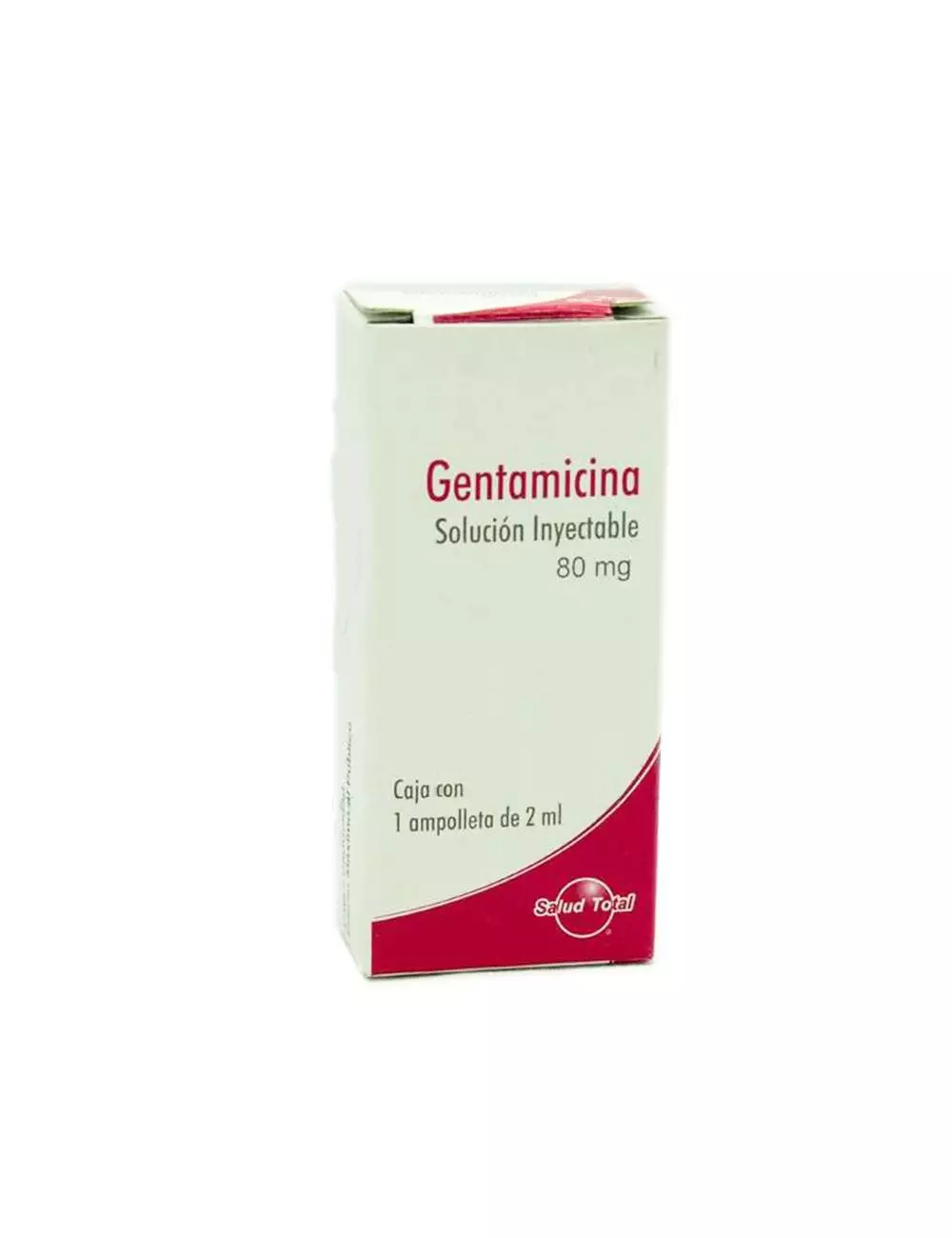 Gentamicina 80 mg Solución Inyectable  Caja Con 1 Ampolleta Con 2 mL -RX2