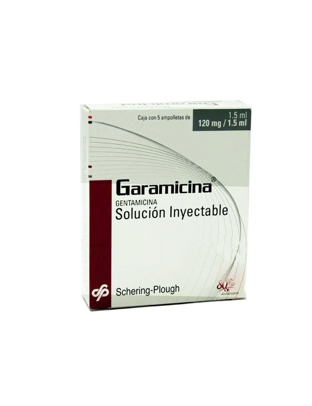 Garamicina 120mg Caja Con 5 Ampolletas - RX2 Garamicina 120mg Caja Con 5 Ampolletas - RX2