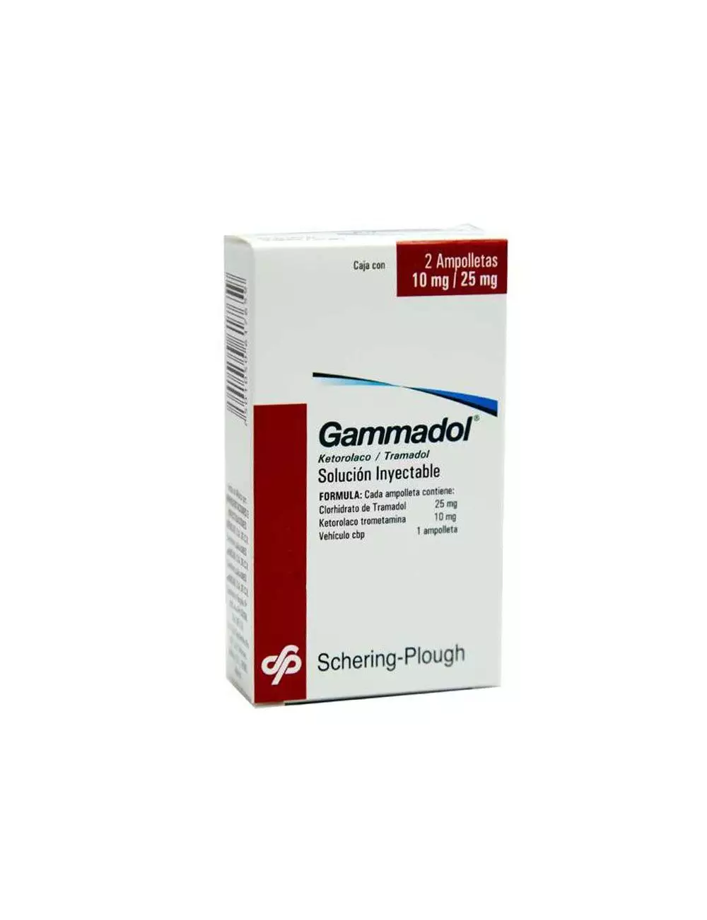 Gammadol 10 mg/ 25 mg Caja Con 2 Ampolletas