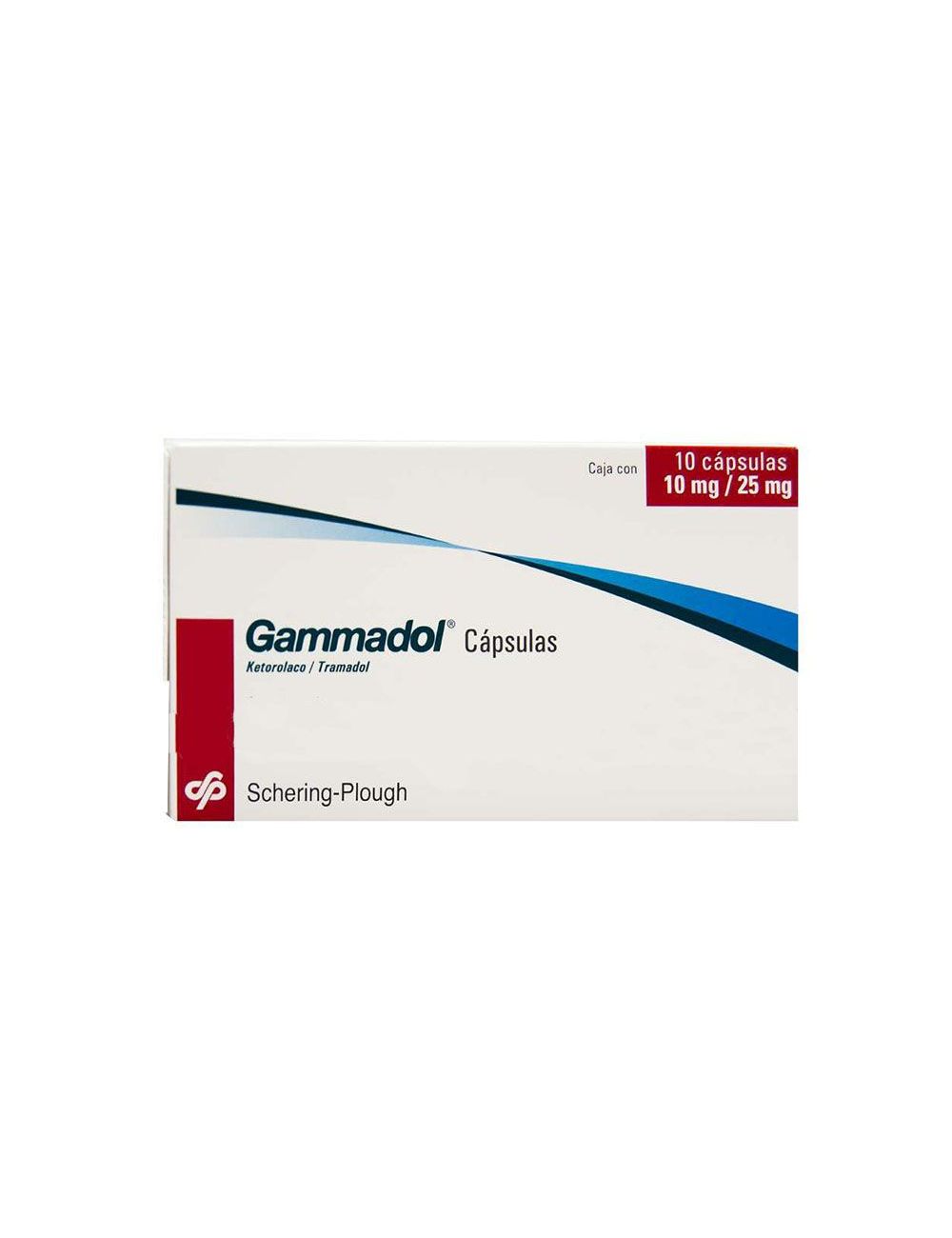 Gammadol 10 mg/ 25 mg Caja Con 10 Cápsulas