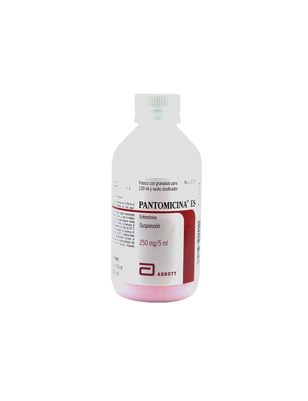 FRM-Pantomicina Es Suspensión 250 mg Frasco Con Granulado Para 120 mL- RX2 FRM-Pantomicina Es Suspensión 250 mg Frasco Con Granulado Para 120 mL- RX2
