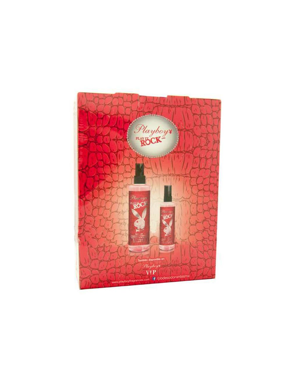 FRAGANCIA CORPORAL PLAYBOY PLAY IT ROCK ESTUCHE CON 2 PIEZAS