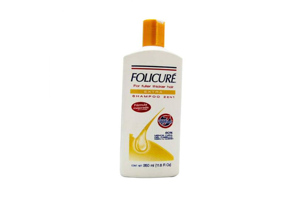 Folicuré Extra Shampoo 2 En 1 Botella Con 350mL