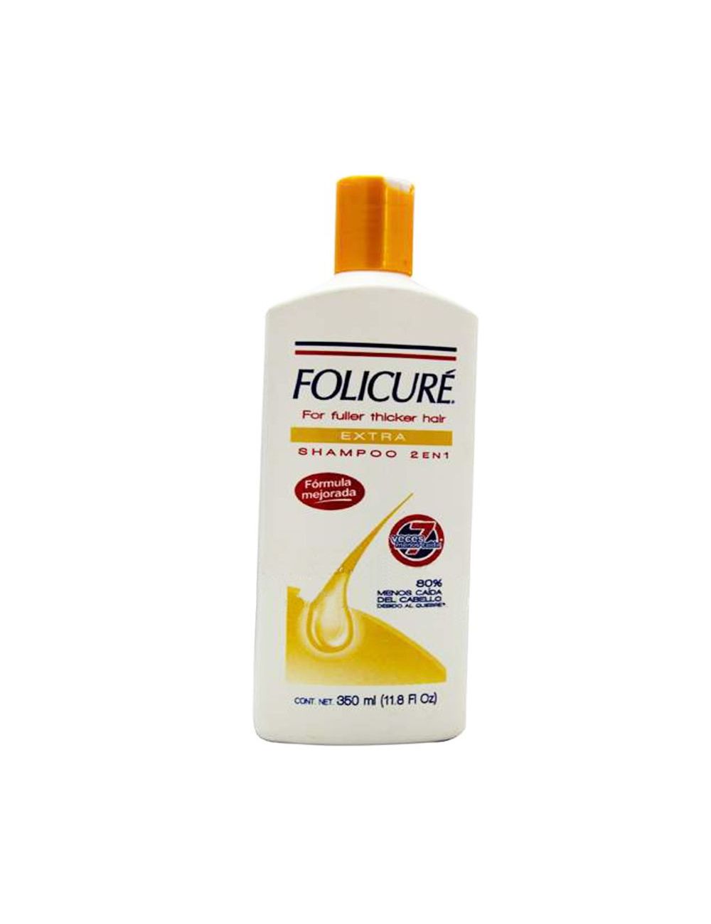 Folicuré Extra Shampoo 2 En 1 Botella Con 350mL