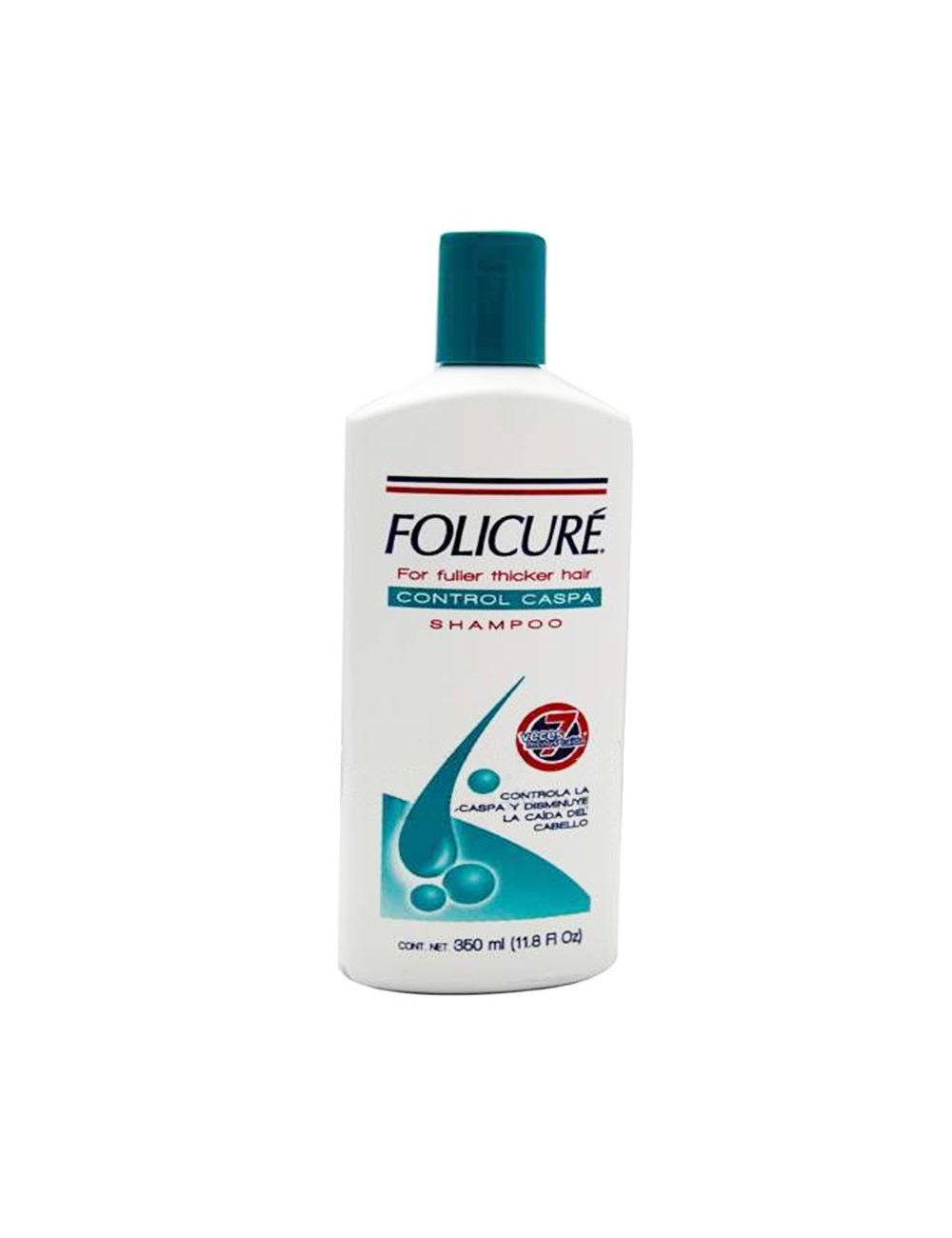 Folicuré Control Caspa Shampoo Botella Con 350mL