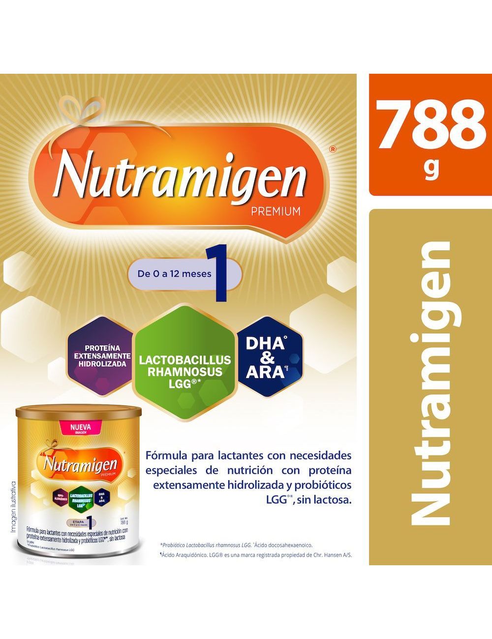 Nutramigen Premium 0 a 12 meses, 788 g Nutramigen Premium 0 a 12 meses, 788 g