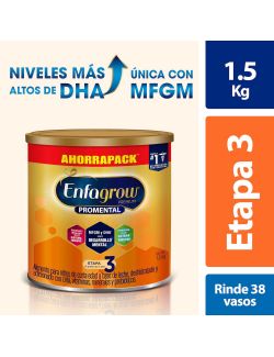 Enfagrow PROMENTAL Etapa 3 - Lata 1.5 kg | MFGM + DHA | Mead Johnson