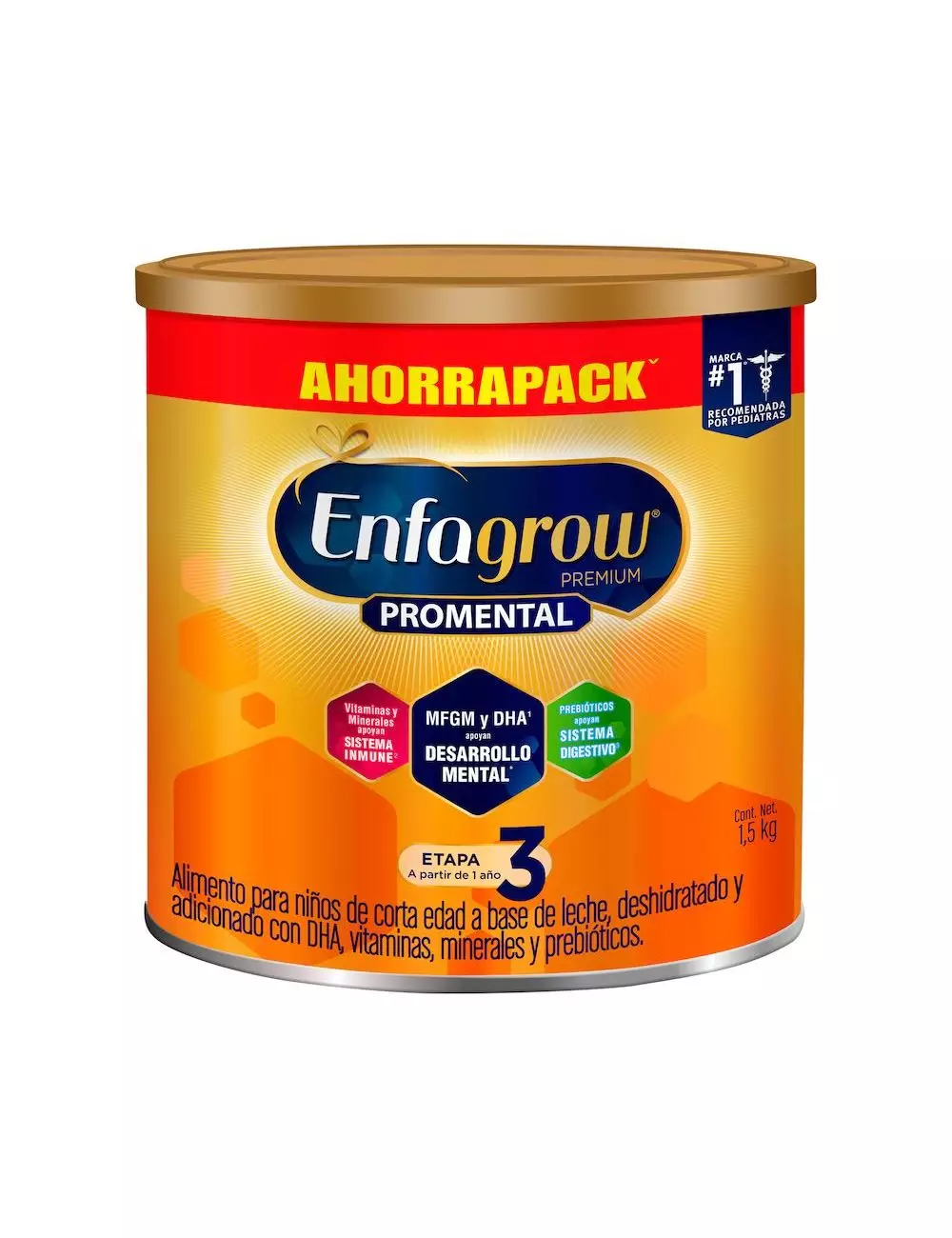 Enfagrow PROMENTAL Etapa 3 - Lata 1.5 kg | MFGM + DHA | Mead Johnson