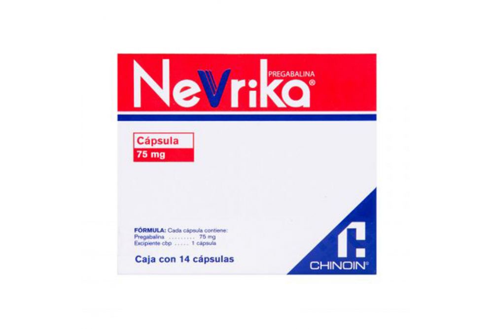 Nevrika 75 mg Caja Con 14 Tabletas