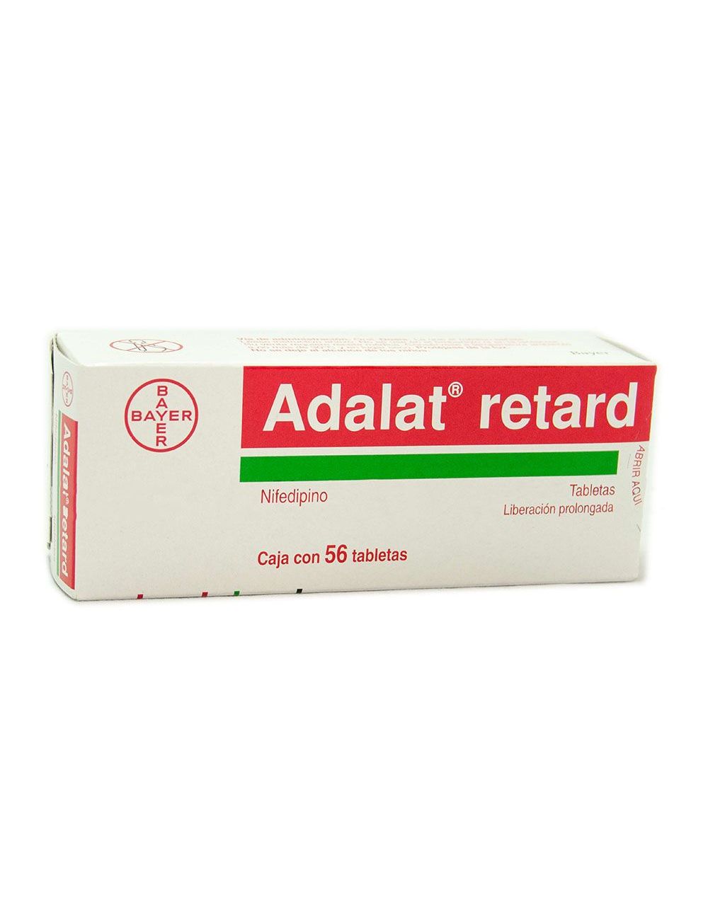 Adalat Retard 20 mg Caja Con 56 Tabletas