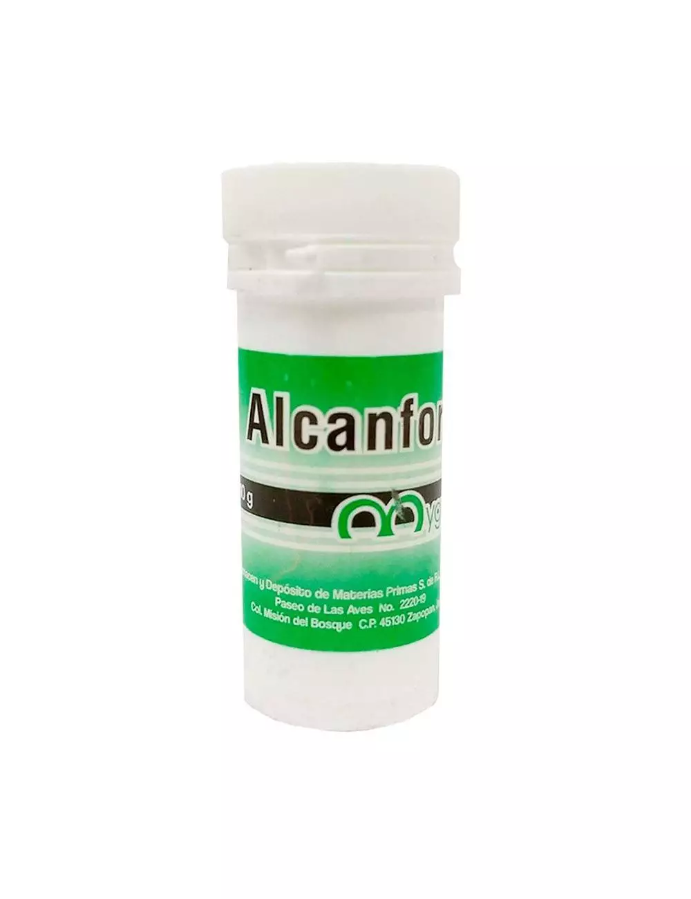 Alcanfor Frasco 10 g.