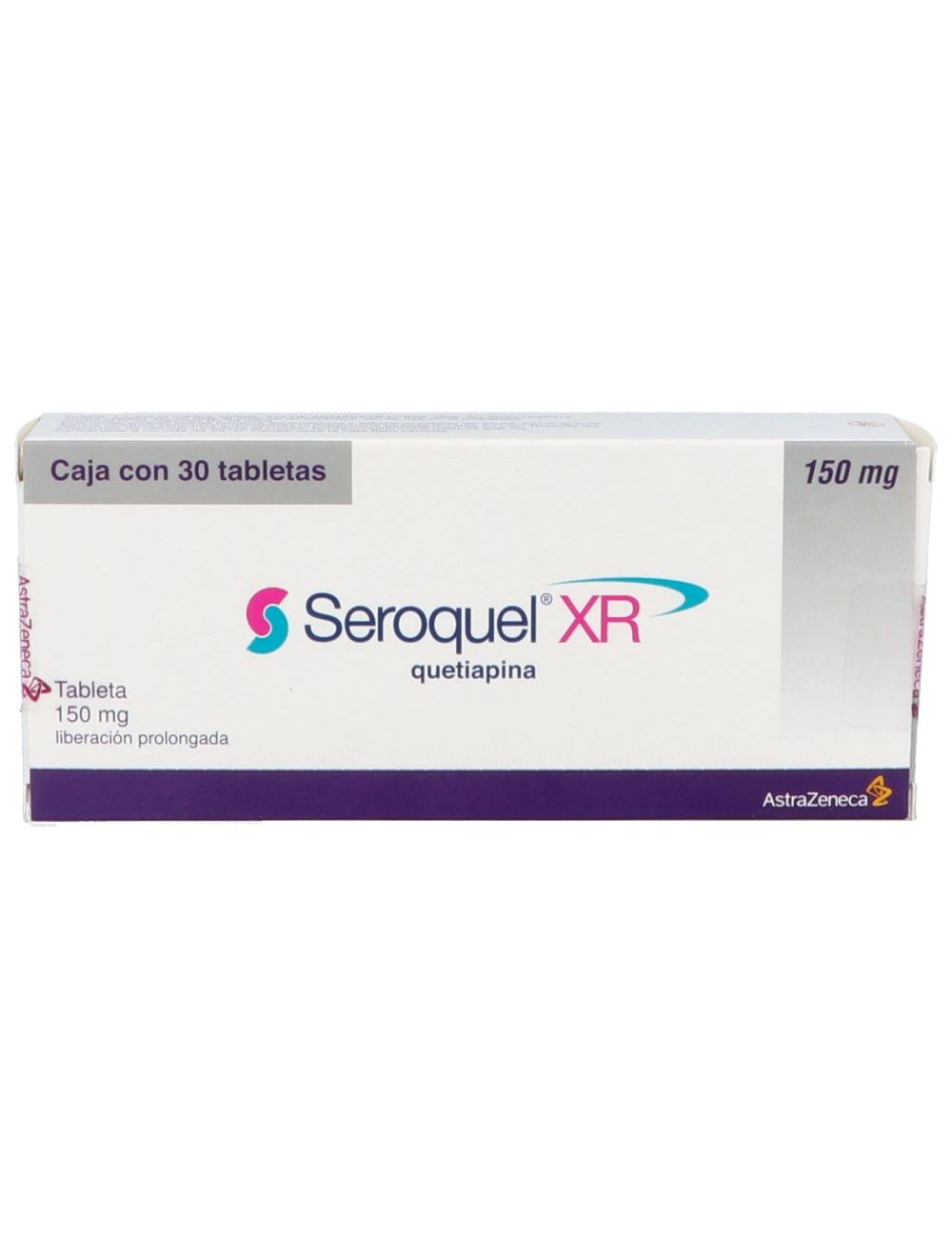 Seroquel® XR 150 mg (Quetiapina) - 30 Tabletas - AstraZeneca